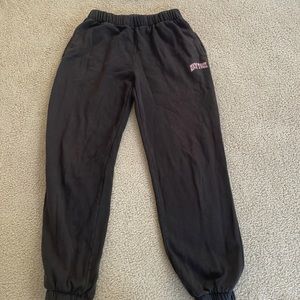 Black, Brandy Melville, New York Rosa Sweatpants, one size, worn